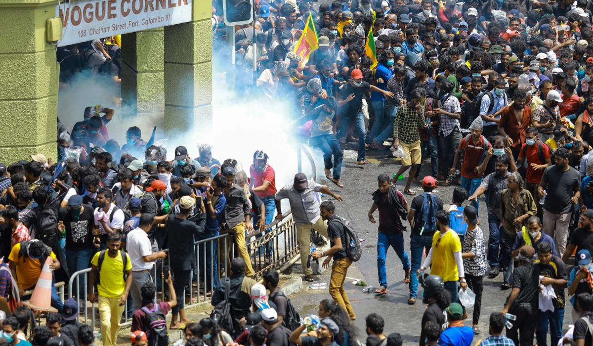 Sri Lanka protest